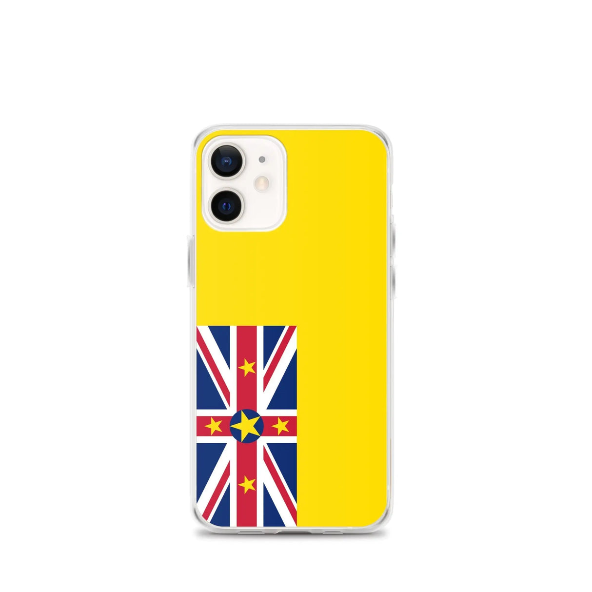 Coque iphone drapeau niue souple antichoc transparente