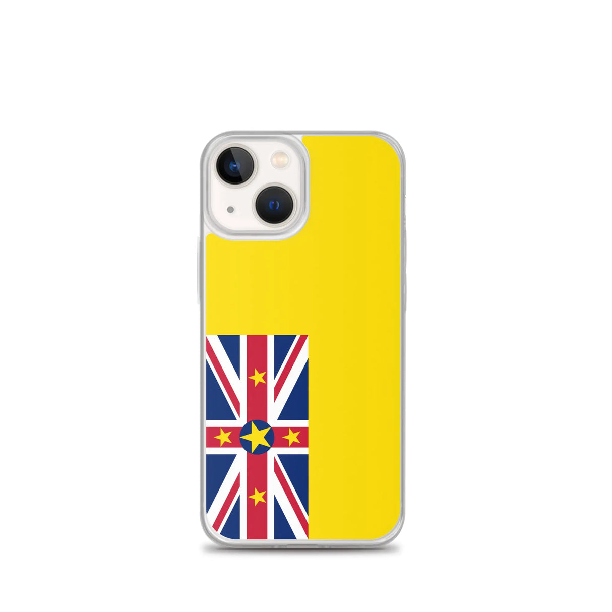 Coque iphone drapeau niue souple antichoc transparente