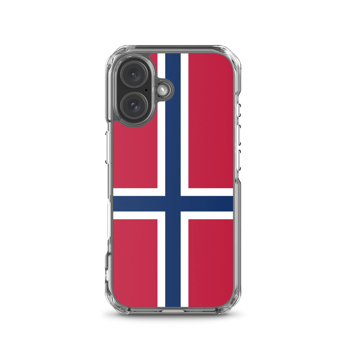 Coque iphone drapeau norvège souple résistante antichoc