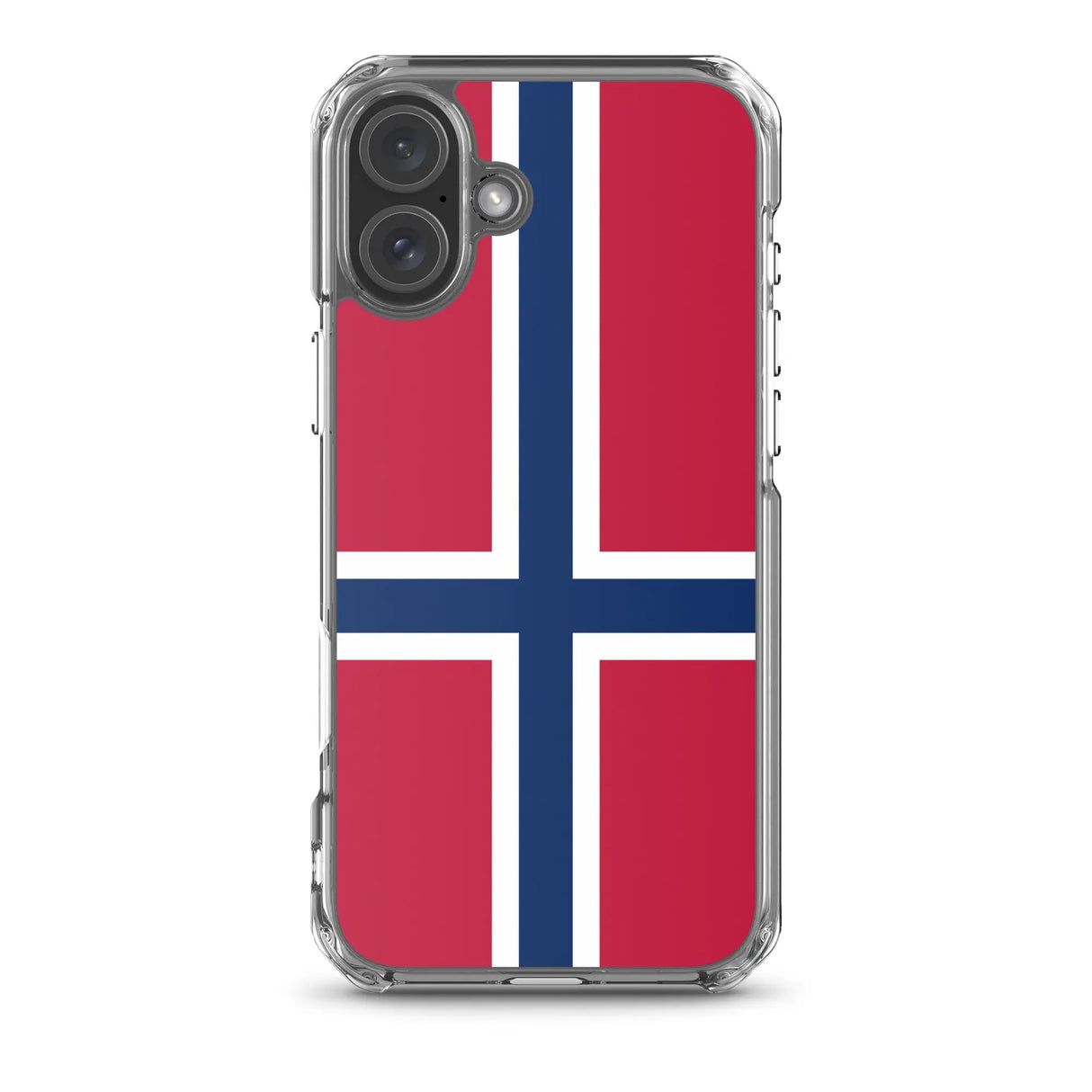 Coque iphone drapeau norvège souple résistante antichoc
