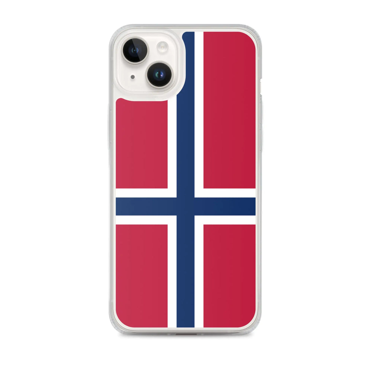 Coque iphone drapeau norvège souple résistante antichoc