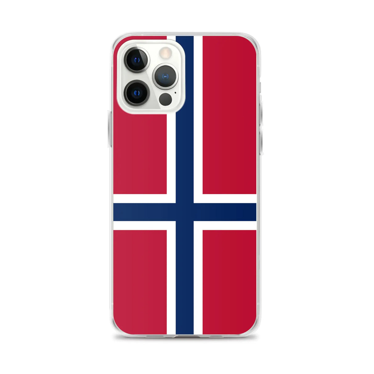 Coque iphone drapeau norvège souple résistante antichoc