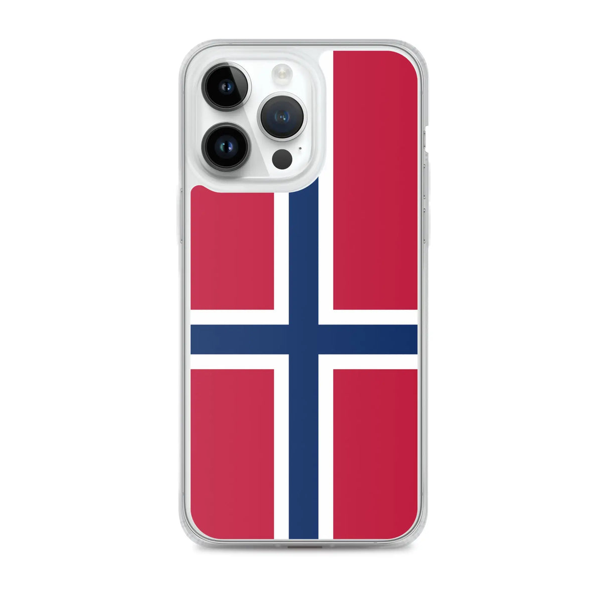Coque iphone drapeau norvège souple résistante antichoc