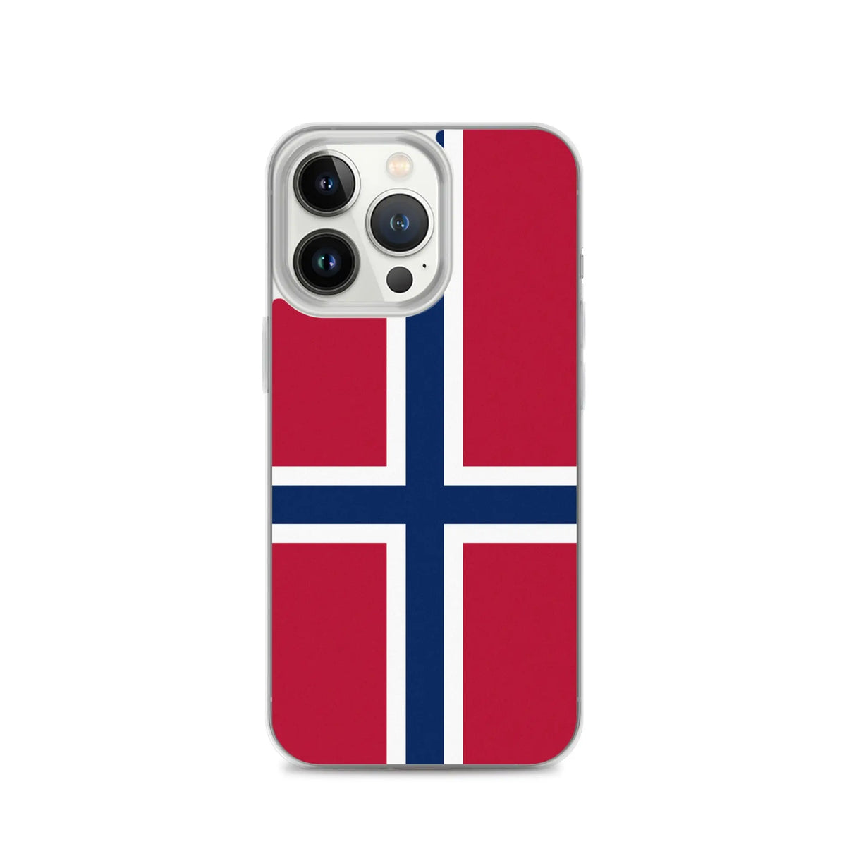 Coque iphone drapeau norvège souple résistante antichoc
