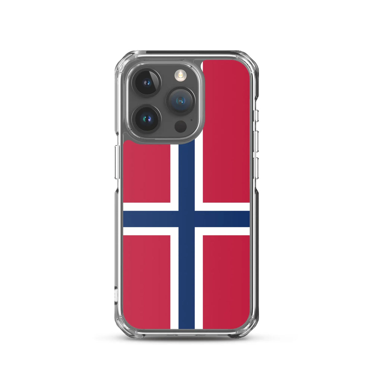 Coque iphone drapeau norvège souple résistante antichoc