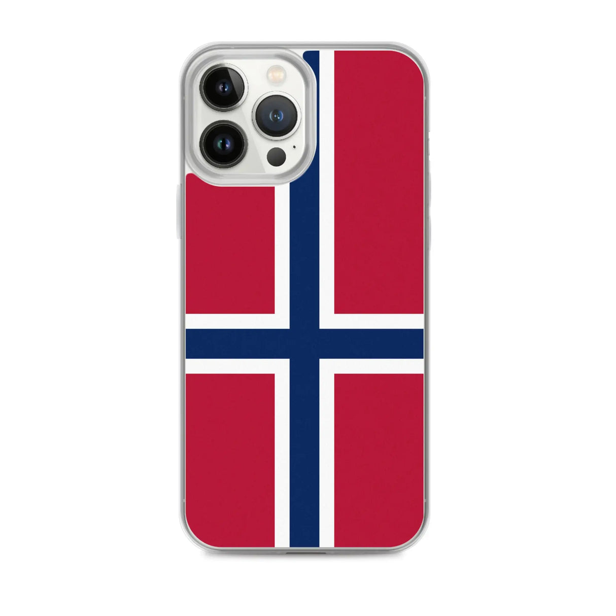 Coque iphone drapeau norvège souple résistante antichoc