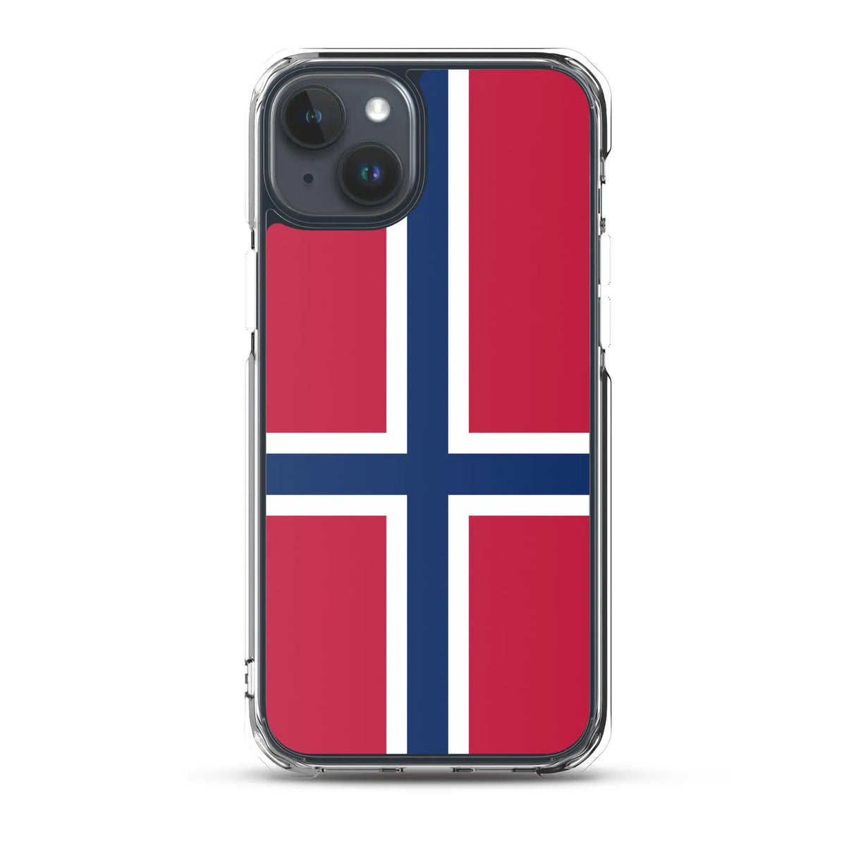 Coque iphone drapeau norvège souple résistante antichoc