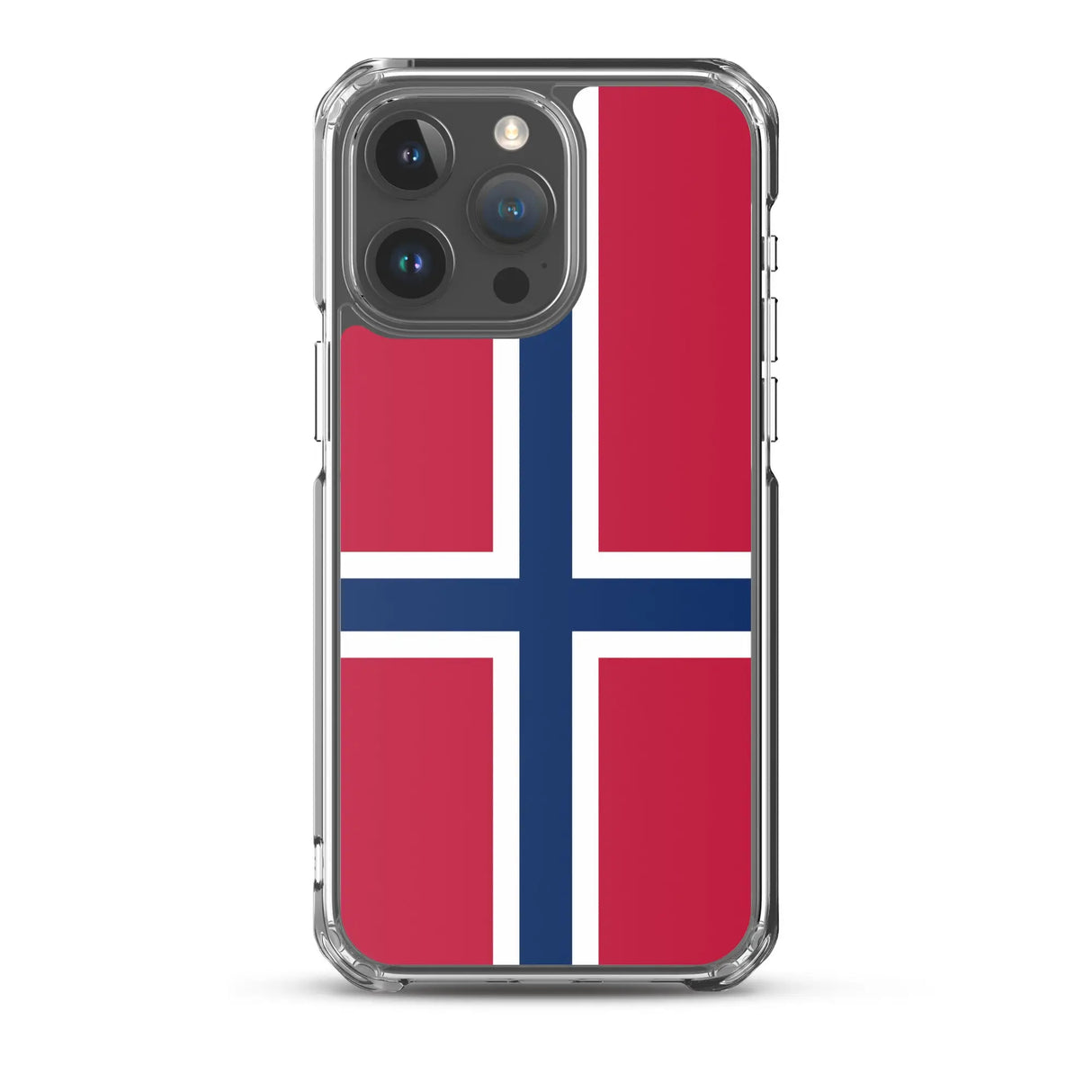 Coque iphone drapeau norvège souple résistante antichoc