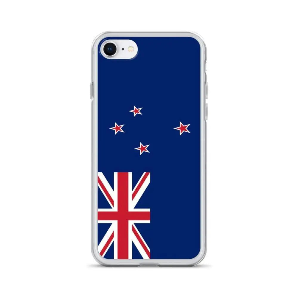 Coque iphone drapeau nouvelle-zélande souple antichoc