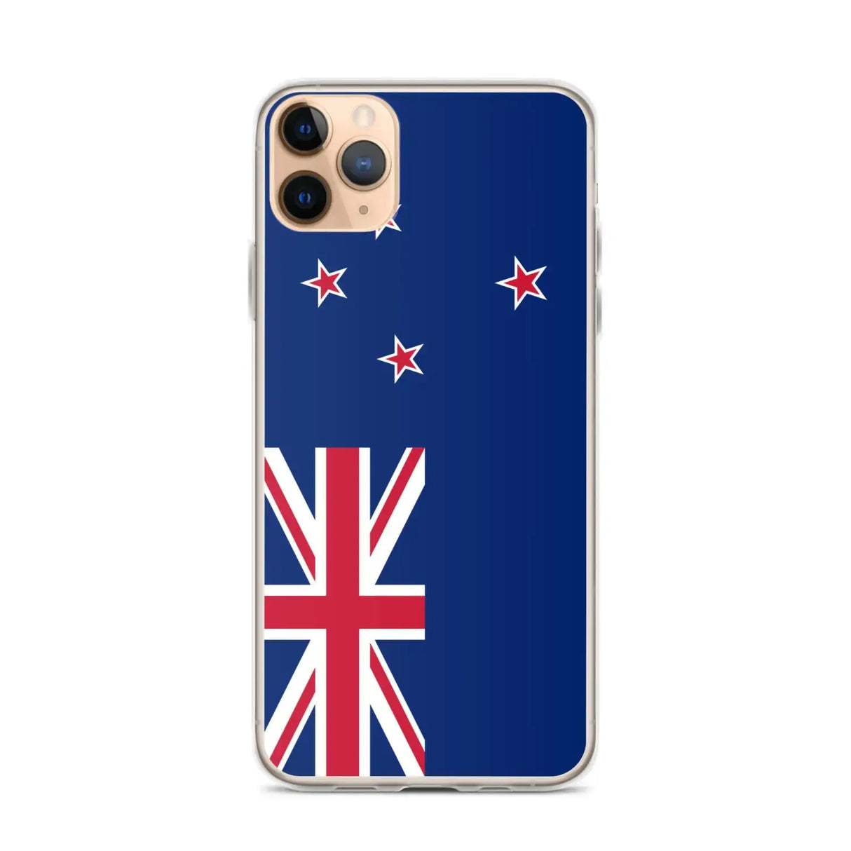 Coque iphone drapeau nouvelle-zélande souple antichoc