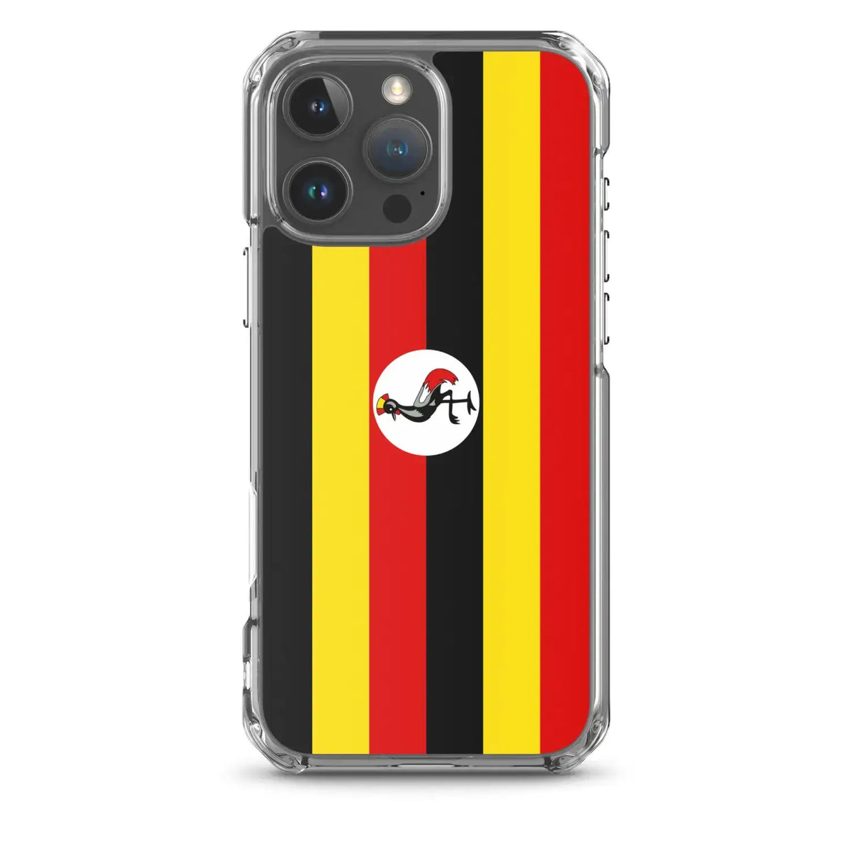 Coque iphone drapeau ouganda souple antichoc transparente