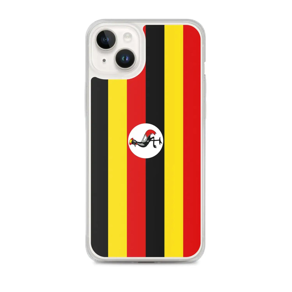 Coque iphone drapeau ouganda souple antichoc transparente