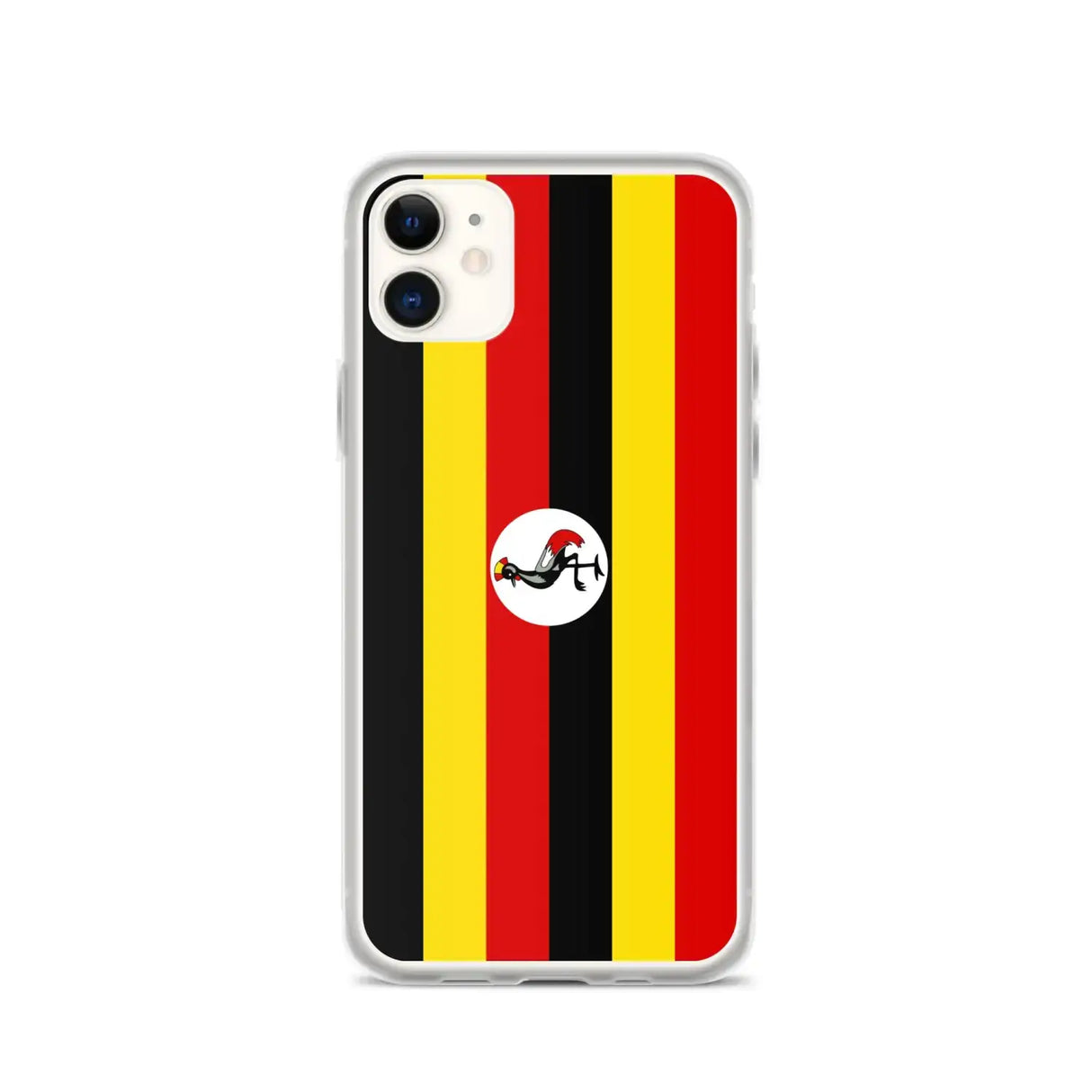 Coque iphone drapeau ouganda souple antichoc transparente