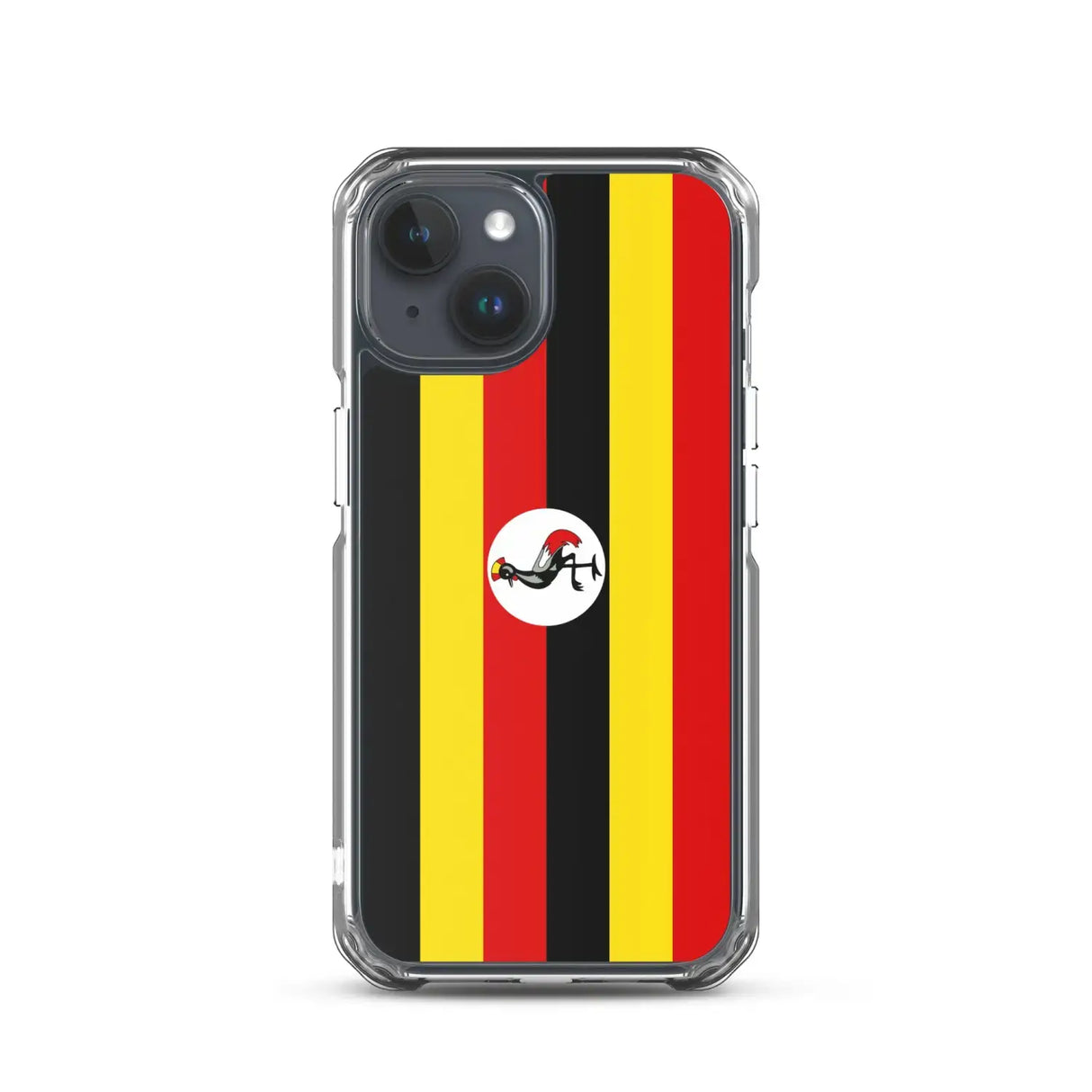 Coque iphone drapeau ouganda souple antichoc transparente