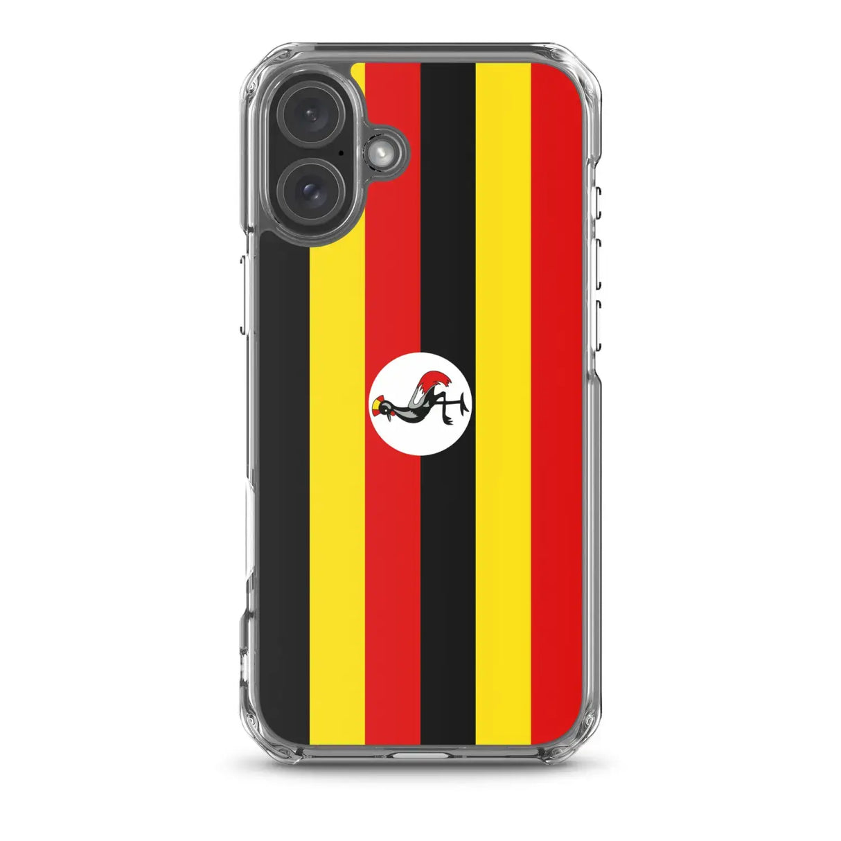 Coque iphone drapeau ouganda souple antichoc transparente