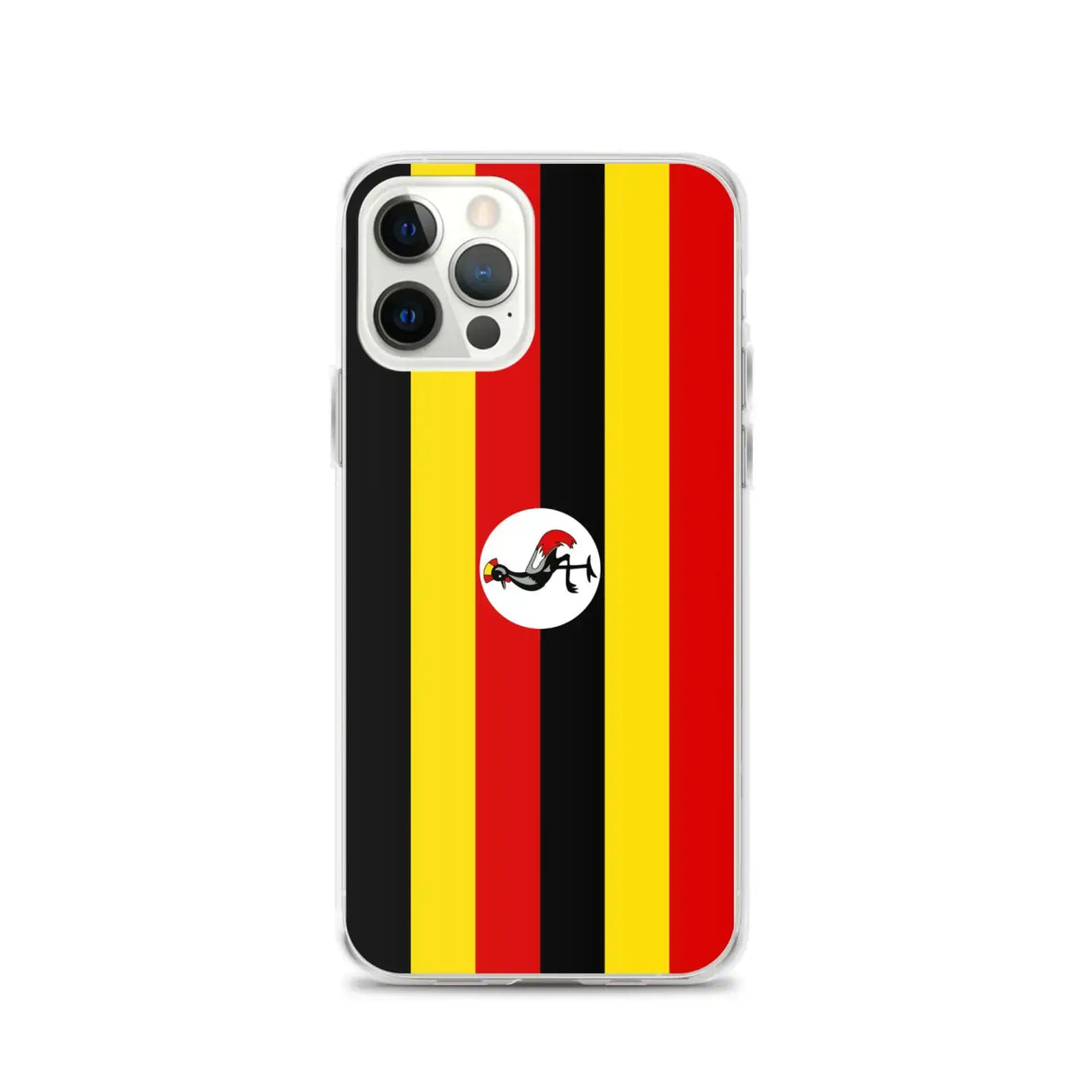 Coque iphone drapeau ouganda souple antichoc transparente