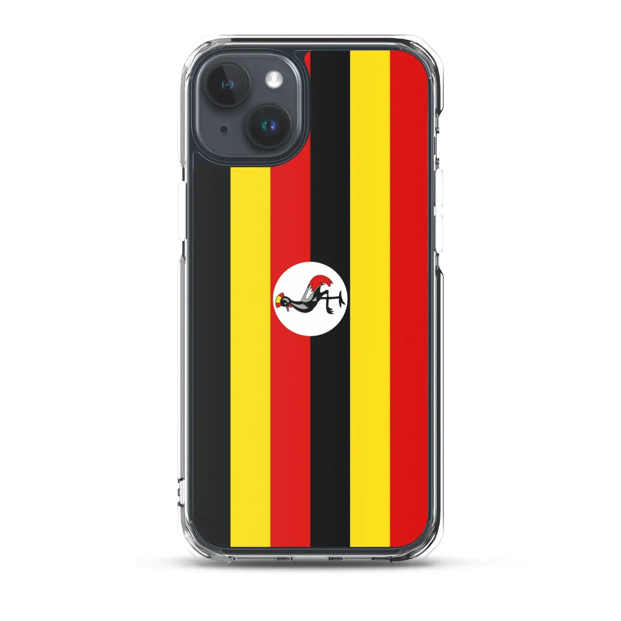 Coque iphone drapeau ouganda souple antichoc transparente