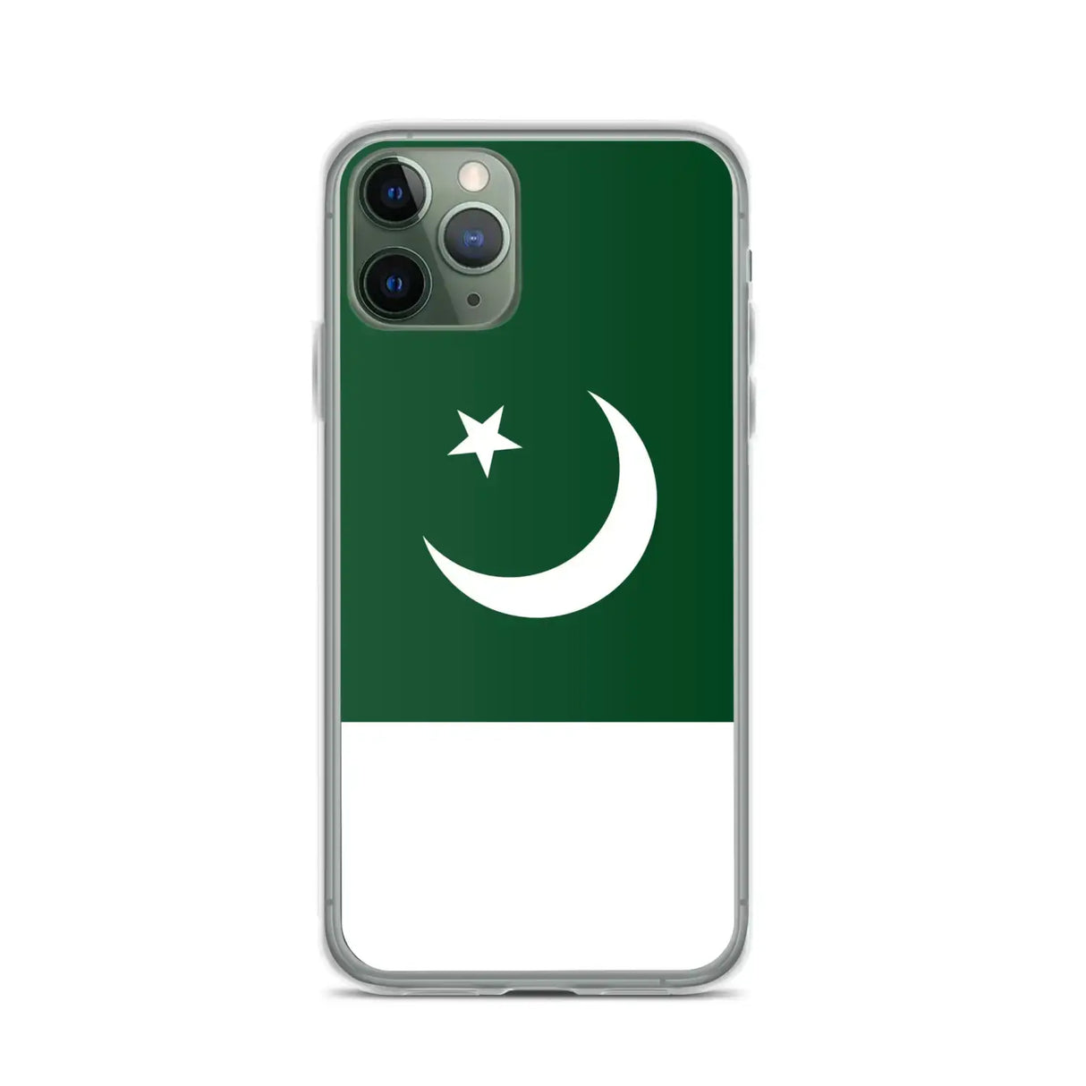 Coque iphone drapeau pakistan souple antichoc transparente