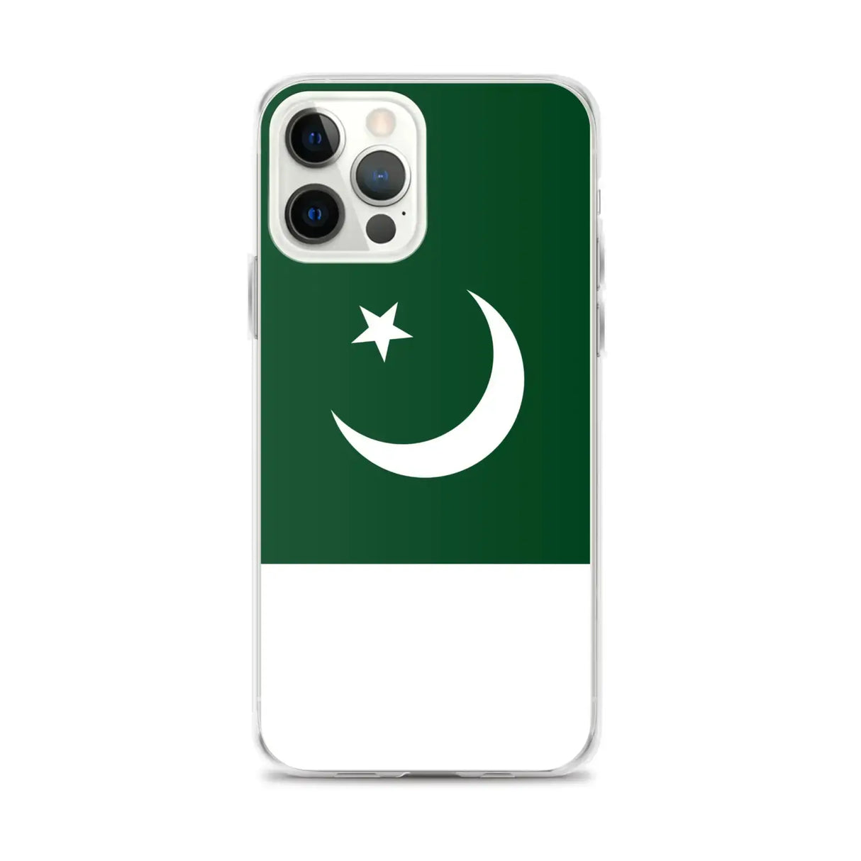 Coque iphone drapeau pakistan souple antichoc transparente