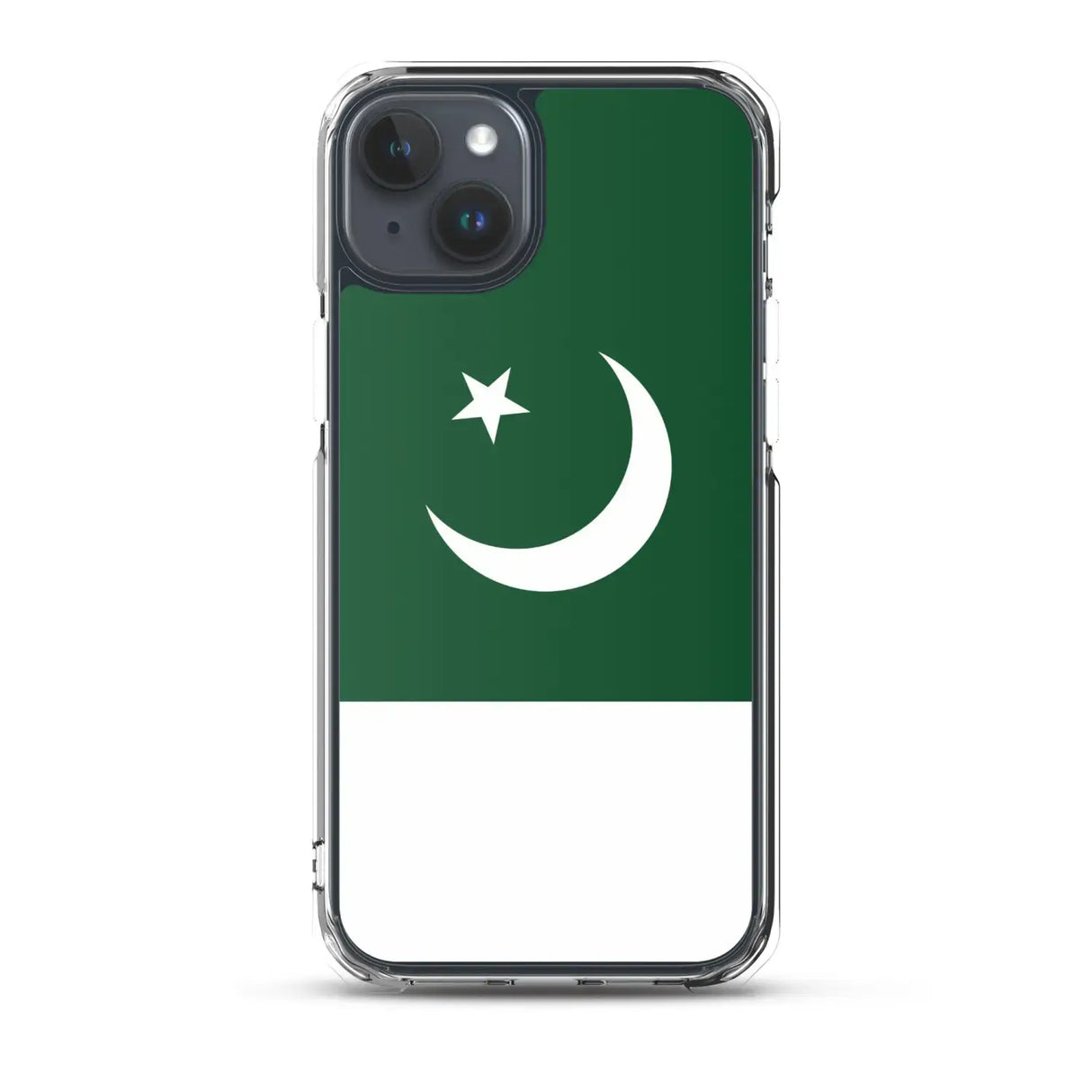 Coque iphone drapeau pakistan souple antichoc transparente