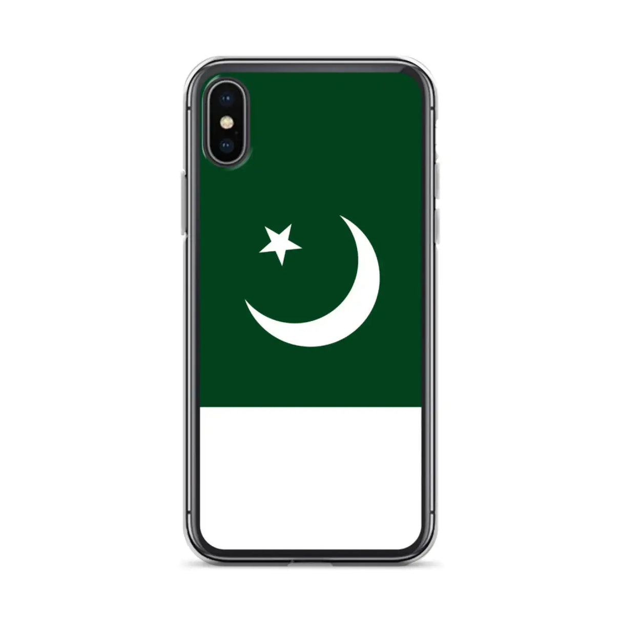 Coque iphone drapeau pakistan souple antichoc transparente