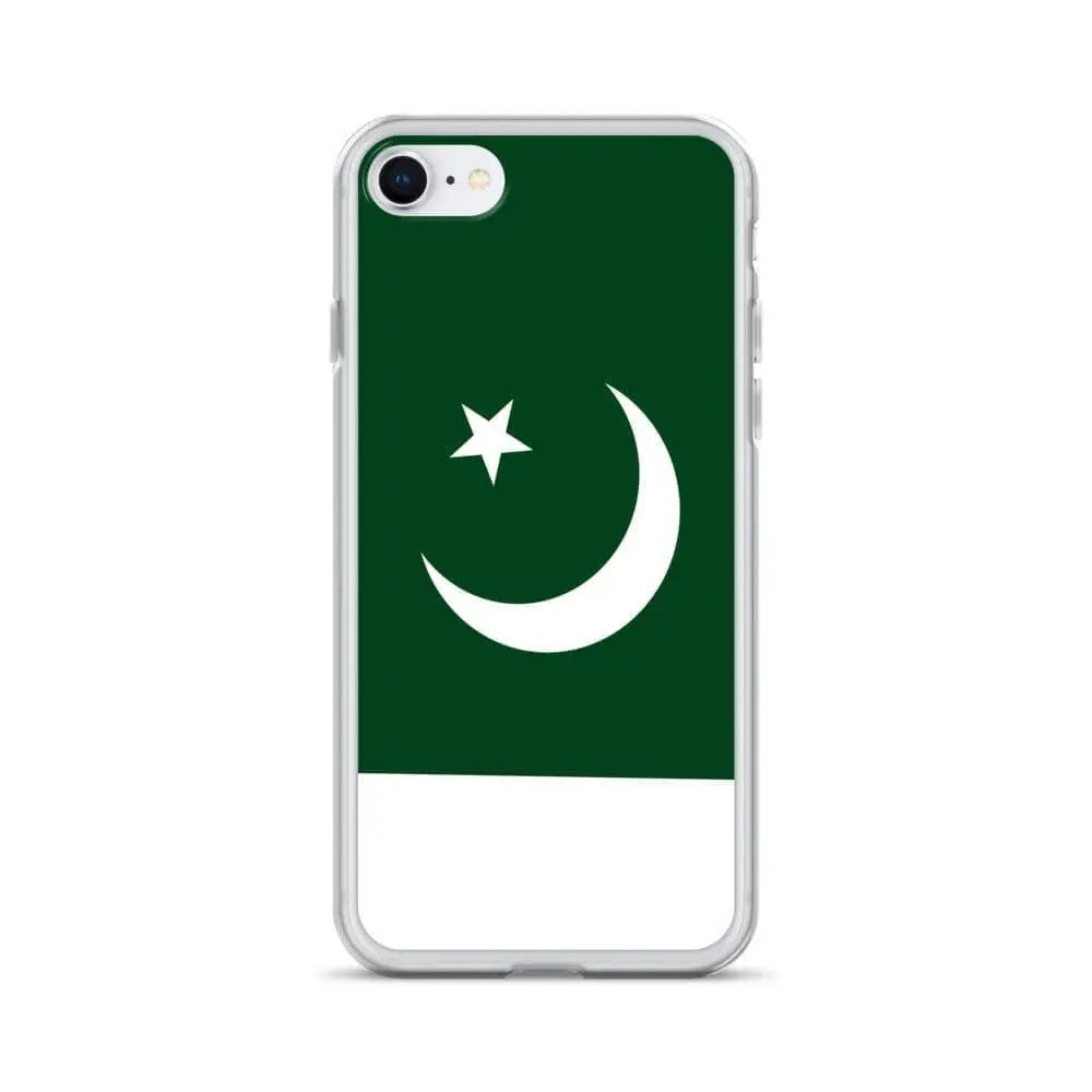 Coque iphone drapeau pakistan souple antichoc transparente