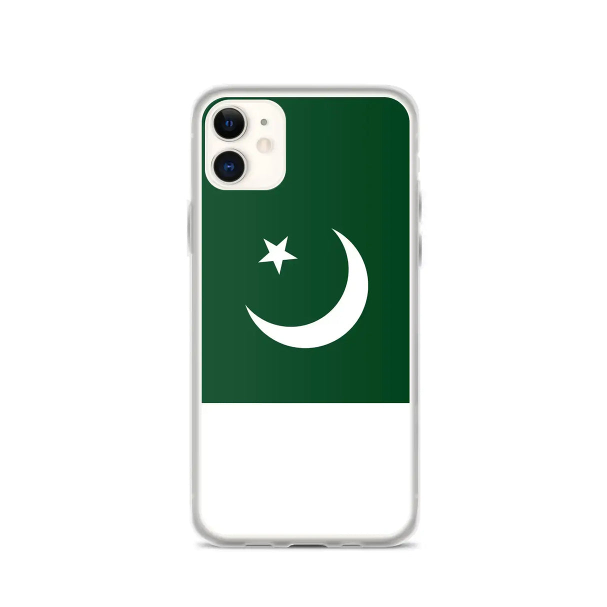 Coque iphone drapeau pakistan souple antichoc transparente