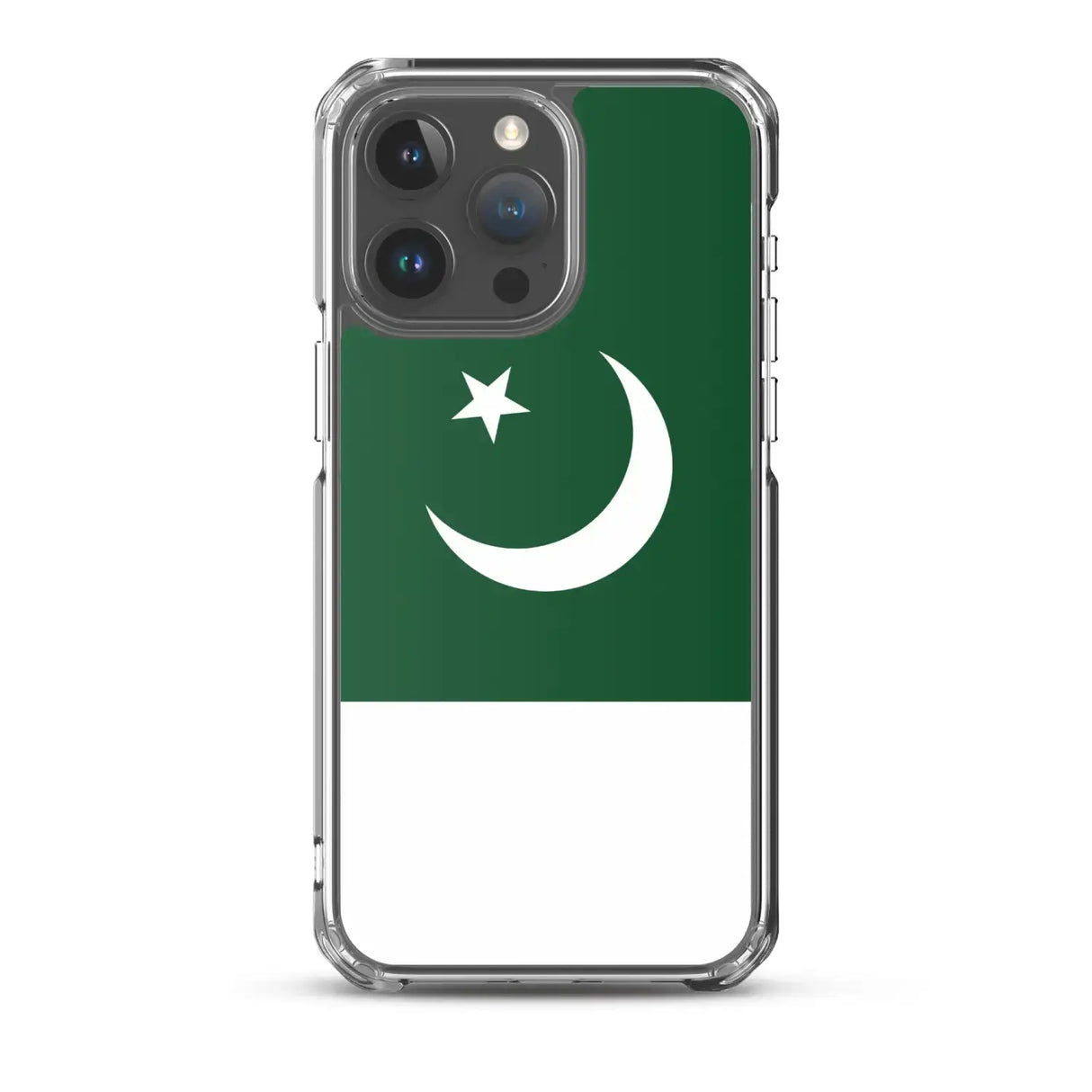 Coque iphone drapeau pakistan souple antichoc transparente