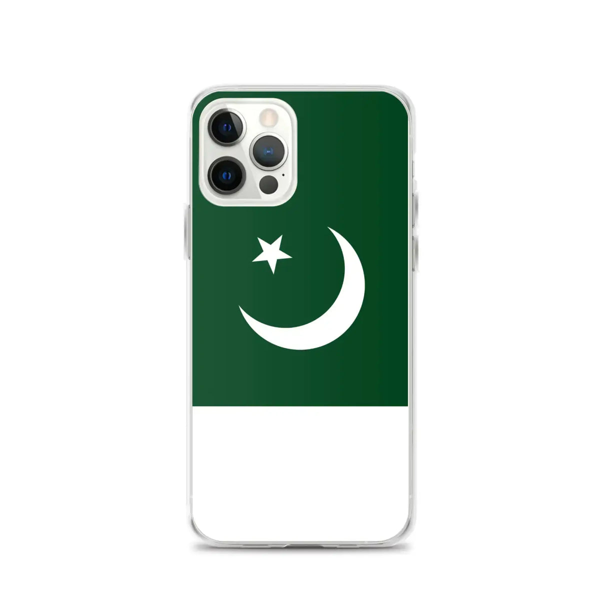 Coque iphone drapeau pakistan souple antichoc transparente
