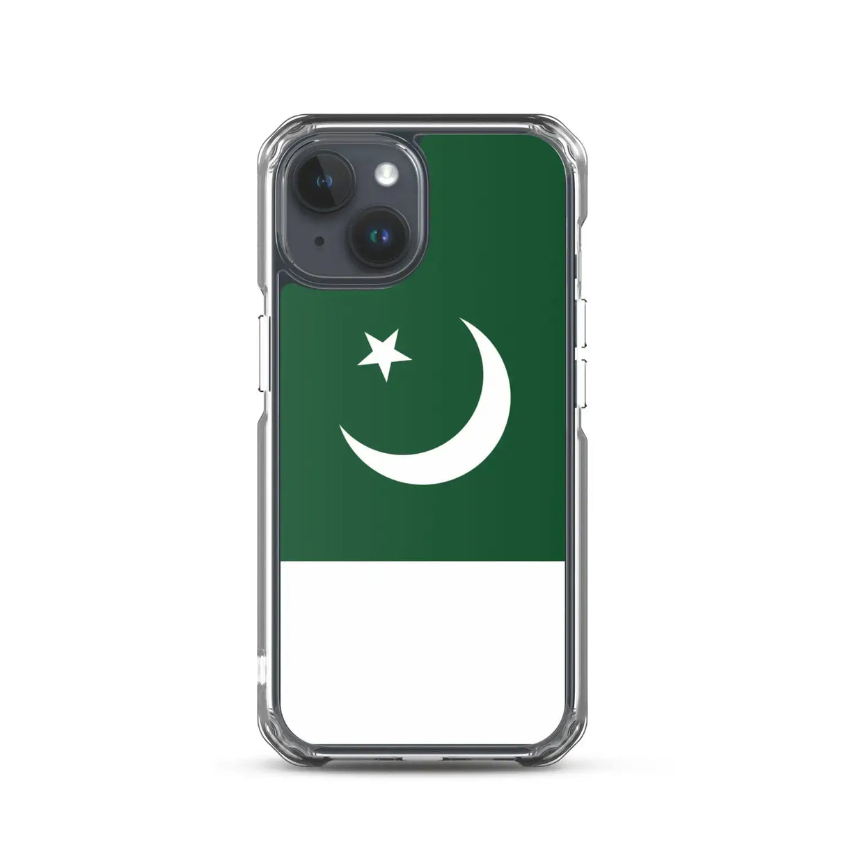 Coque iphone drapeau pakistan souple antichoc transparente
