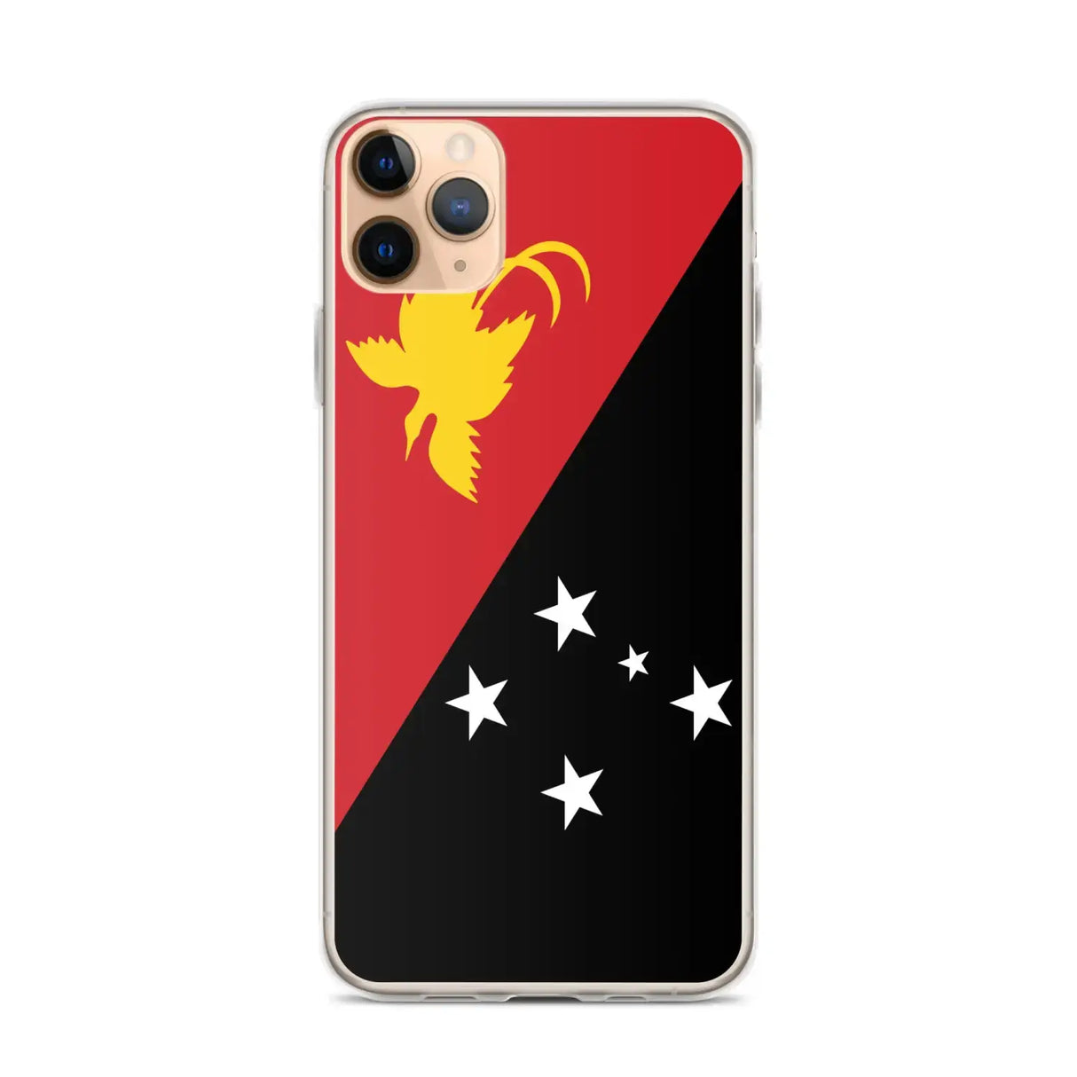 Coque iphone drapeau papouasie-nouvelle-guinée souple antichoc