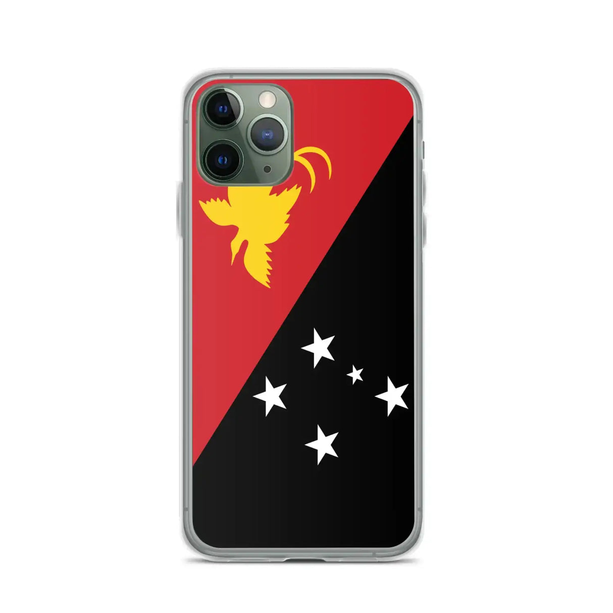 Coque iphone drapeau papouasie-nouvelle-guinée souple antichoc