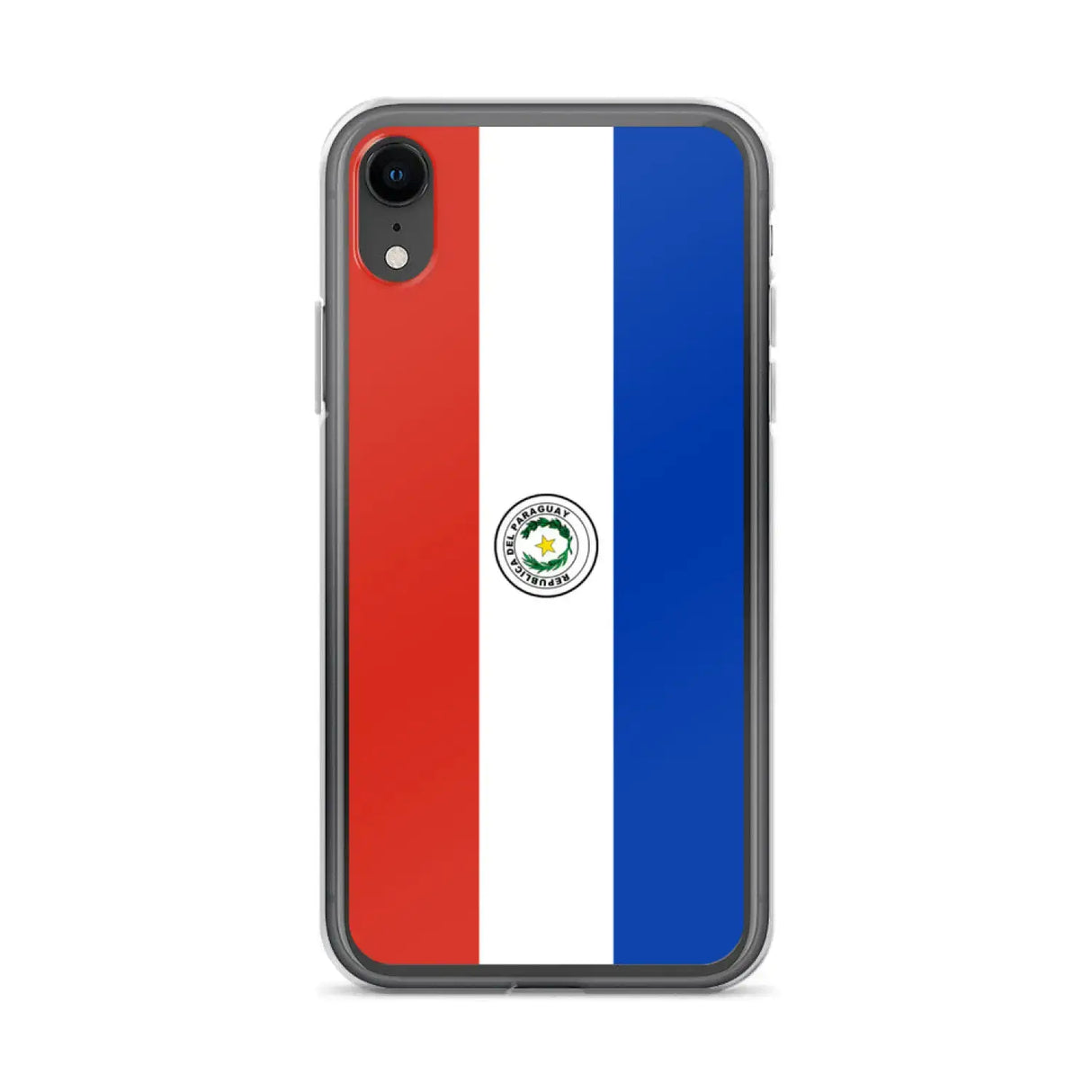 Coque iphone drapeau paraguay souple antichoc transparente
