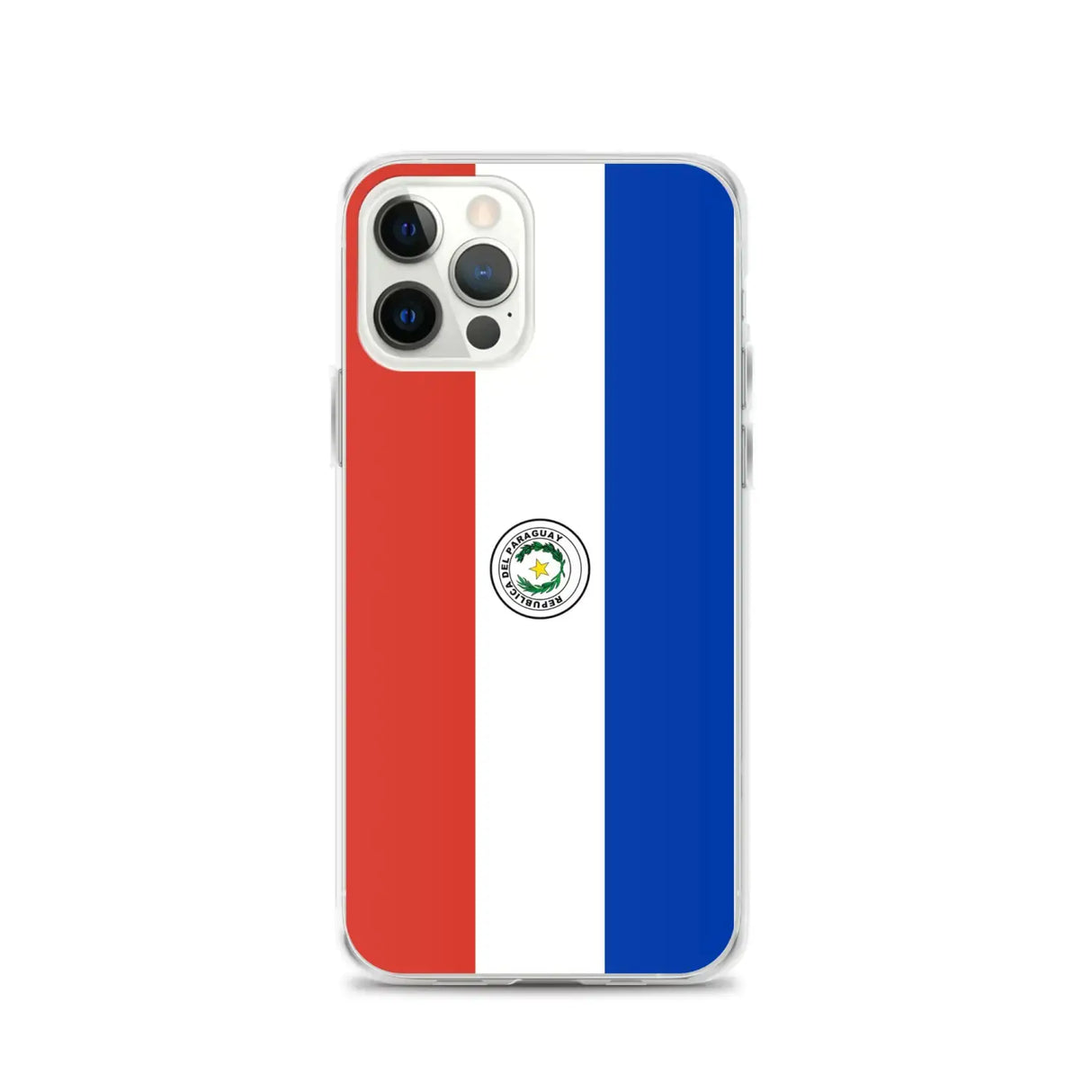 Coque iphone drapeau paraguay souple antichoc transparente