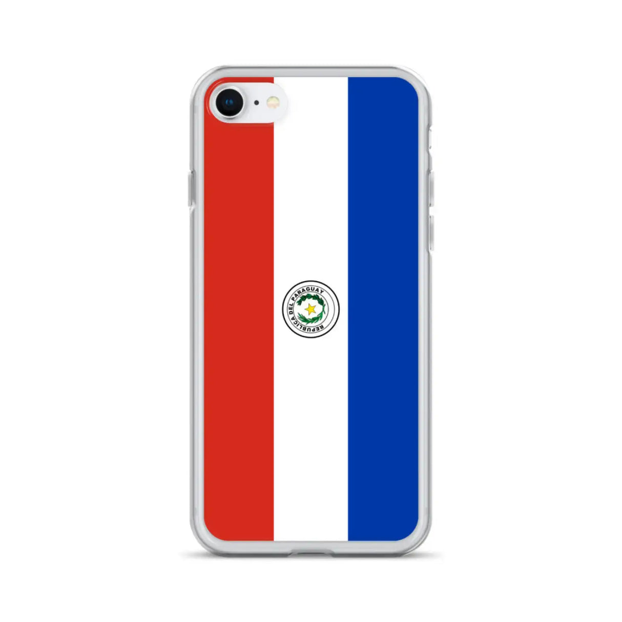 Coque iphone drapeau paraguay souple antichoc transparente