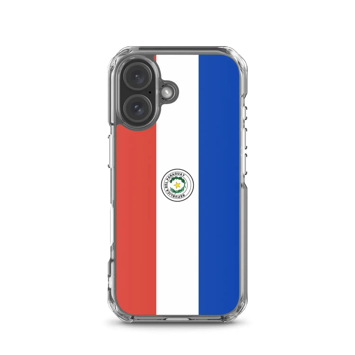 Coque iphone drapeau paraguay souple antichoc transparente