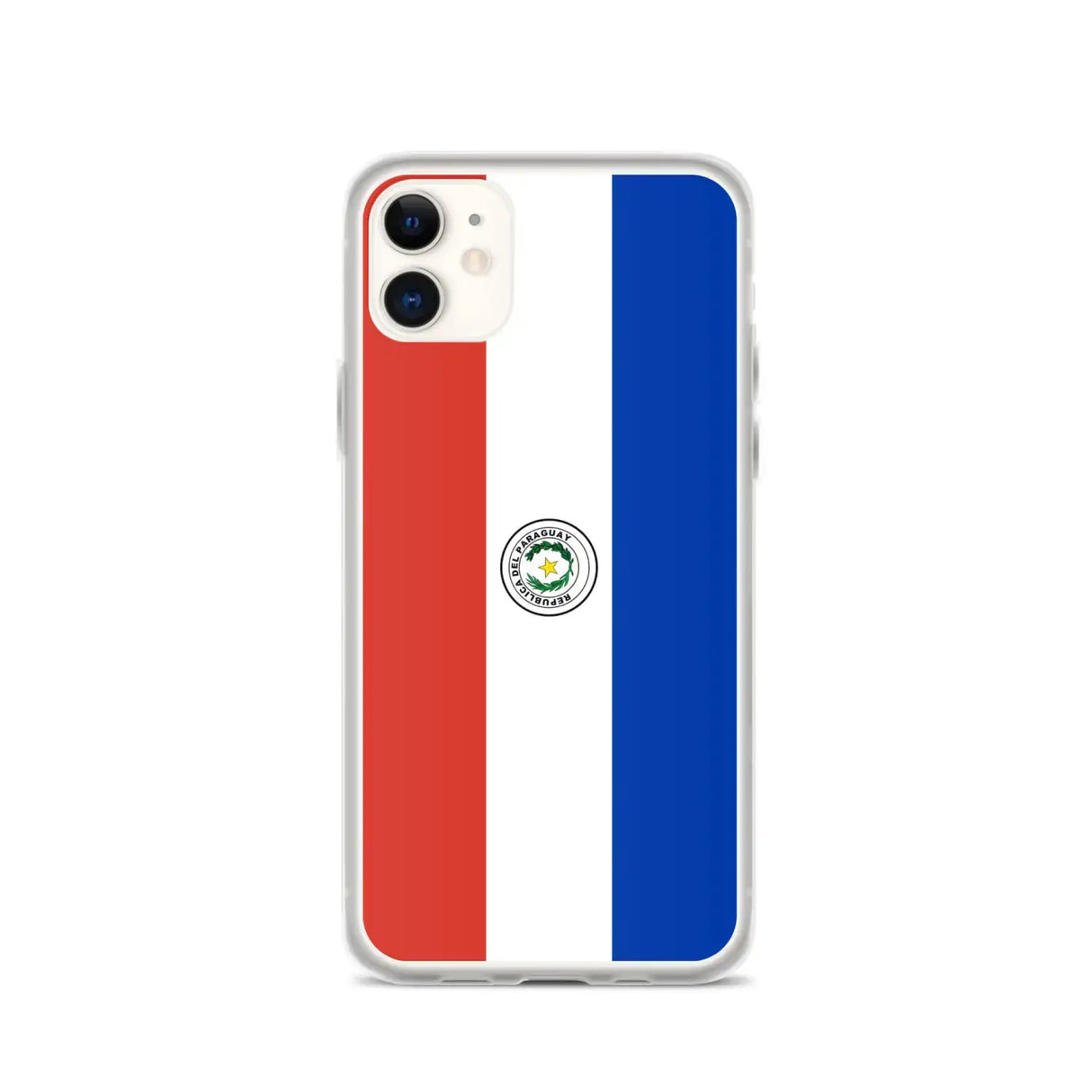 Coque iphone drapeau paraguay souple antichoc transparente