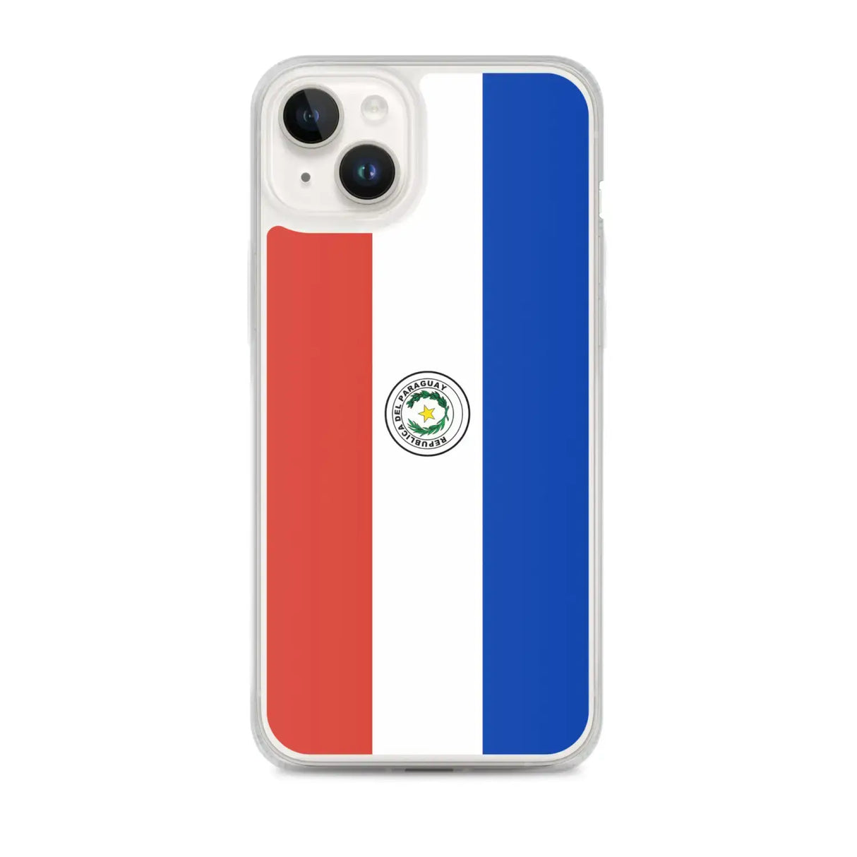 Coque iphone drapeau paraguay souple antichoc transparente