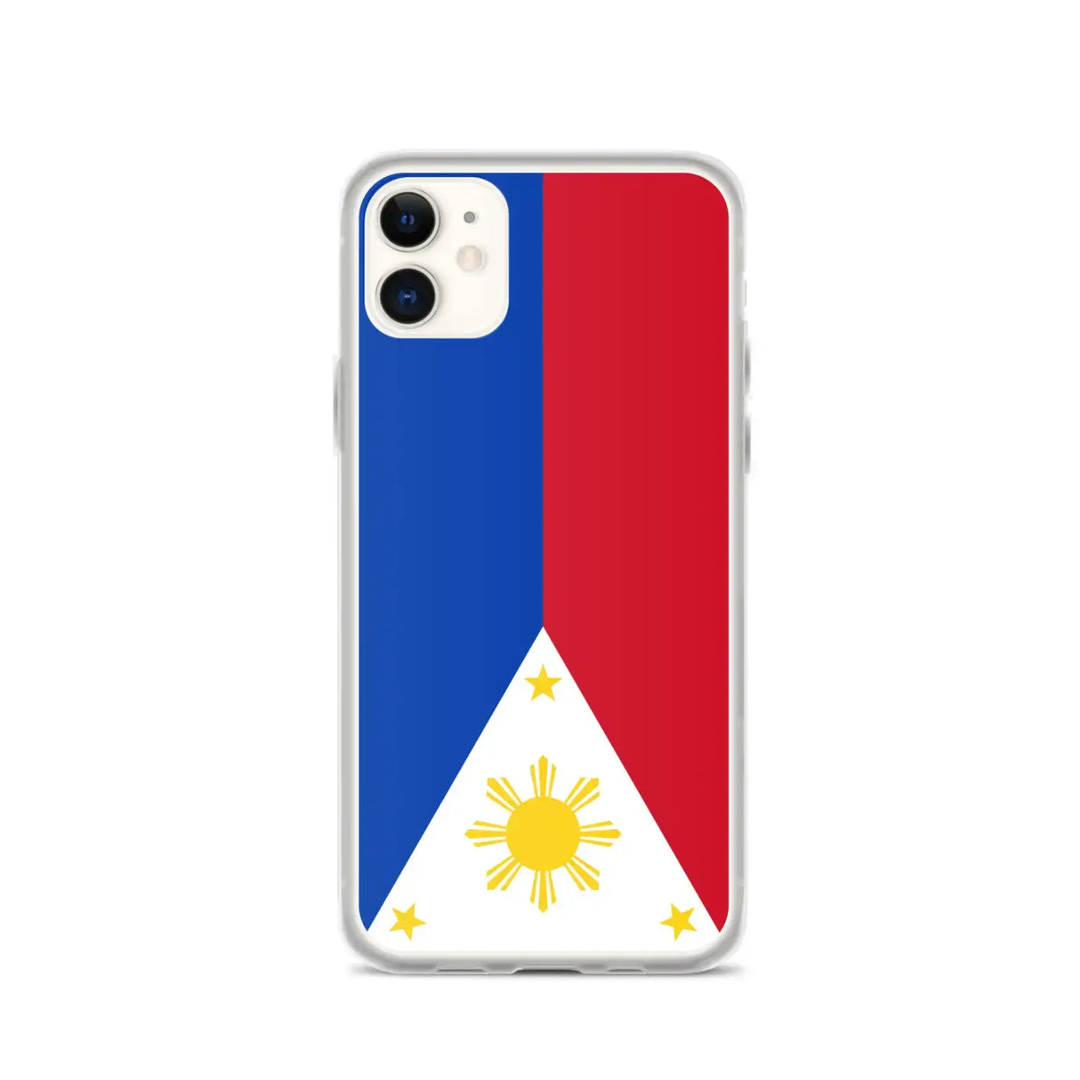 Coque iphone drapeau philippines souple antichoc transparente