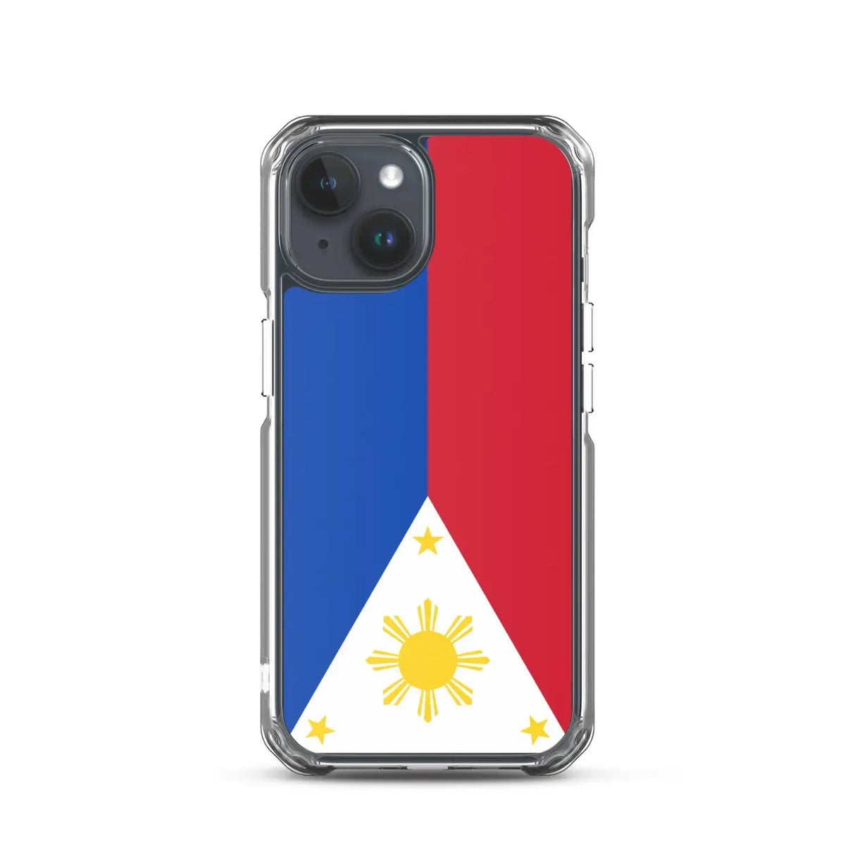 Coque iphone drapeau philippines souple antichoc transparente