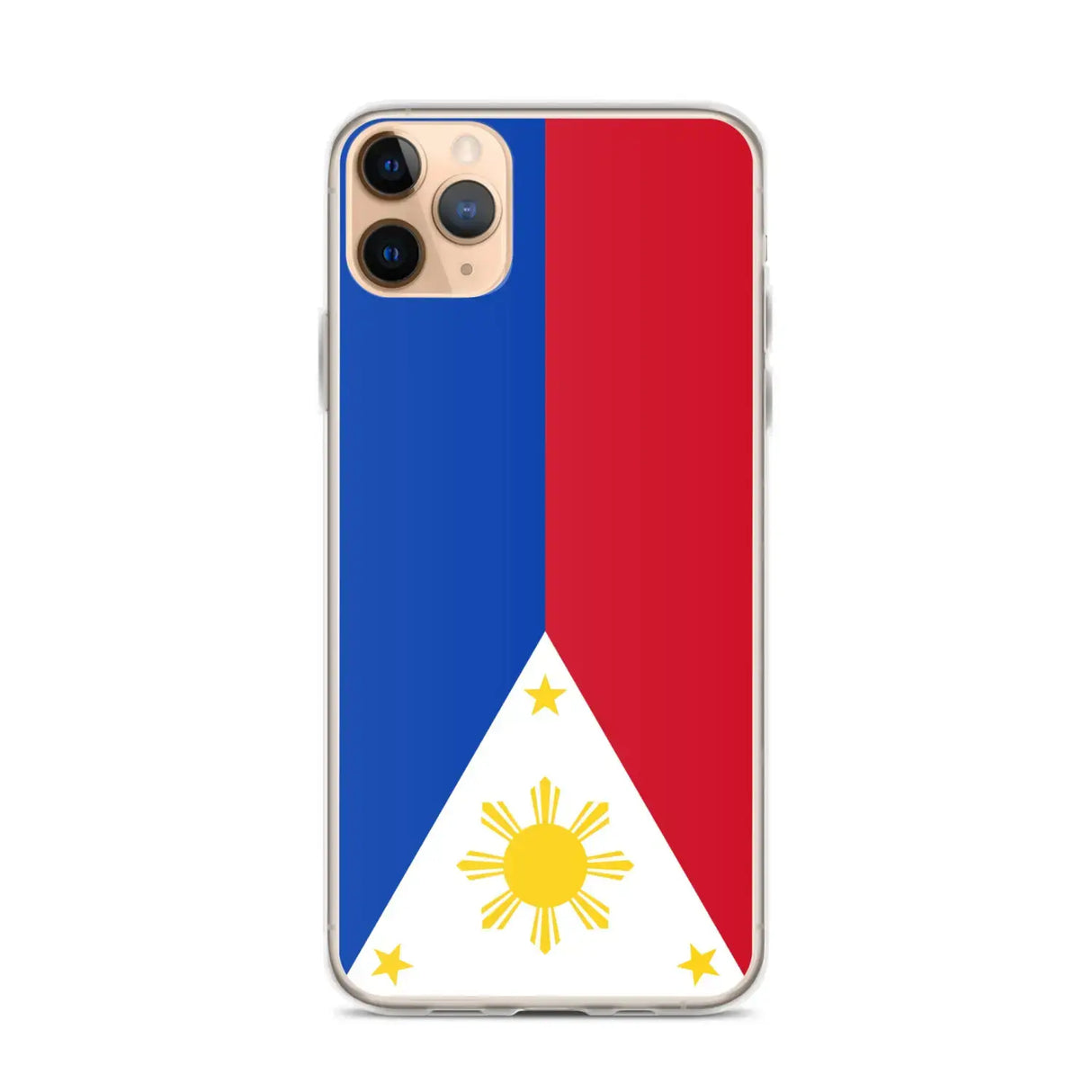 Coque iphone drapeau philippines souple antichoc transparente