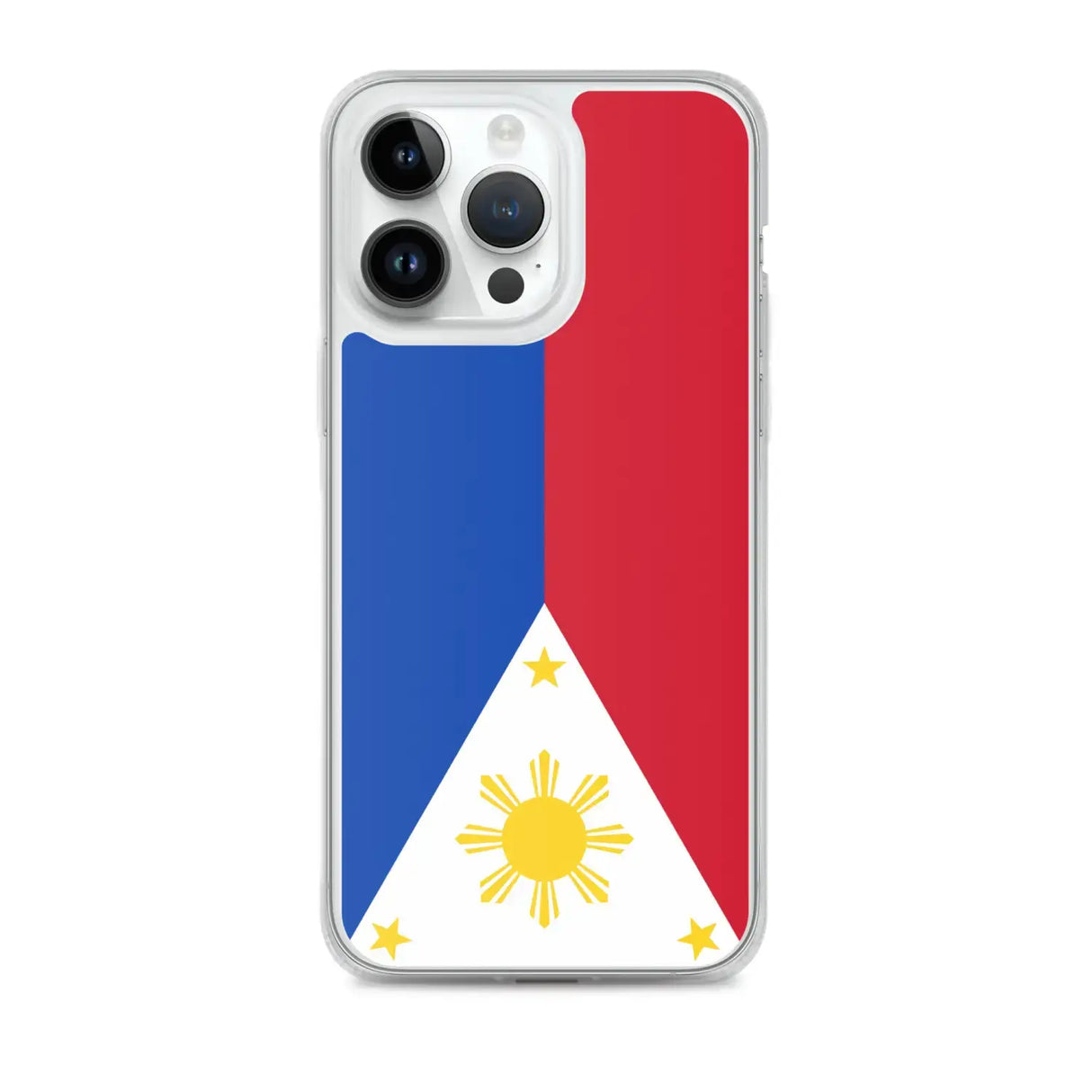 Coque iphone drapeau philippines souple antichoc transparente