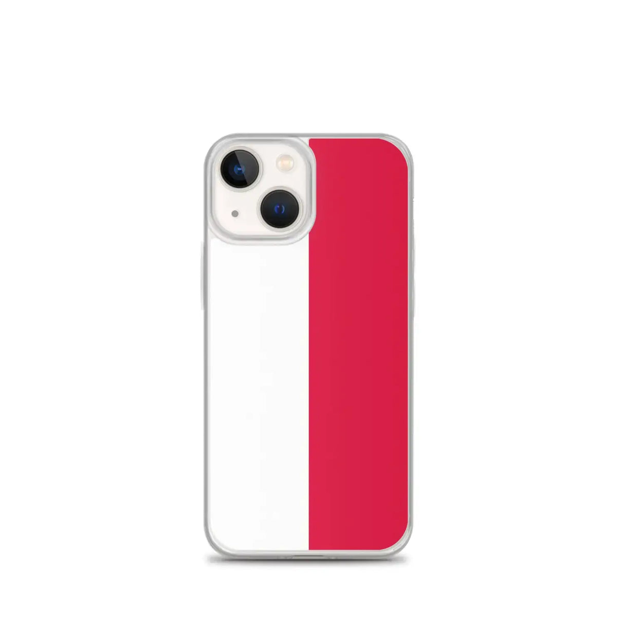 Coque iphone drapeau pologne souple antichoc transparente
