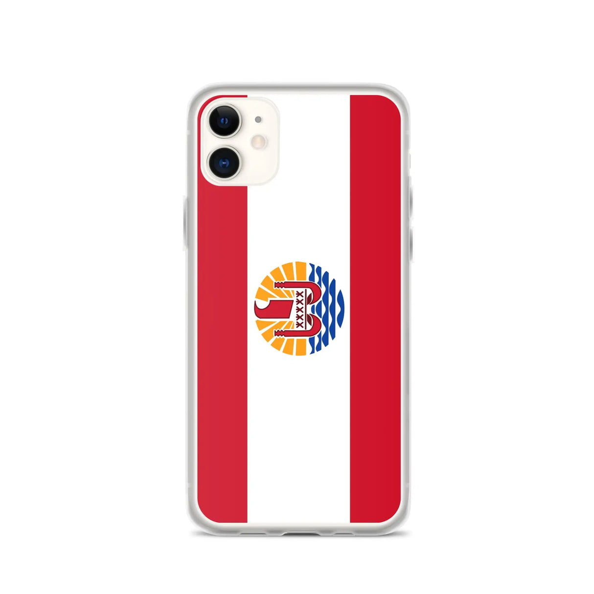 Coque iphone drapeau polynésie française souple antichoc