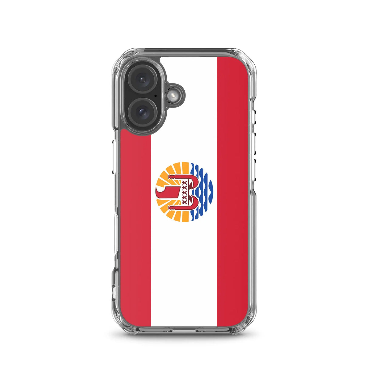 Coque iphone drapeau polynésie française souple antichoc