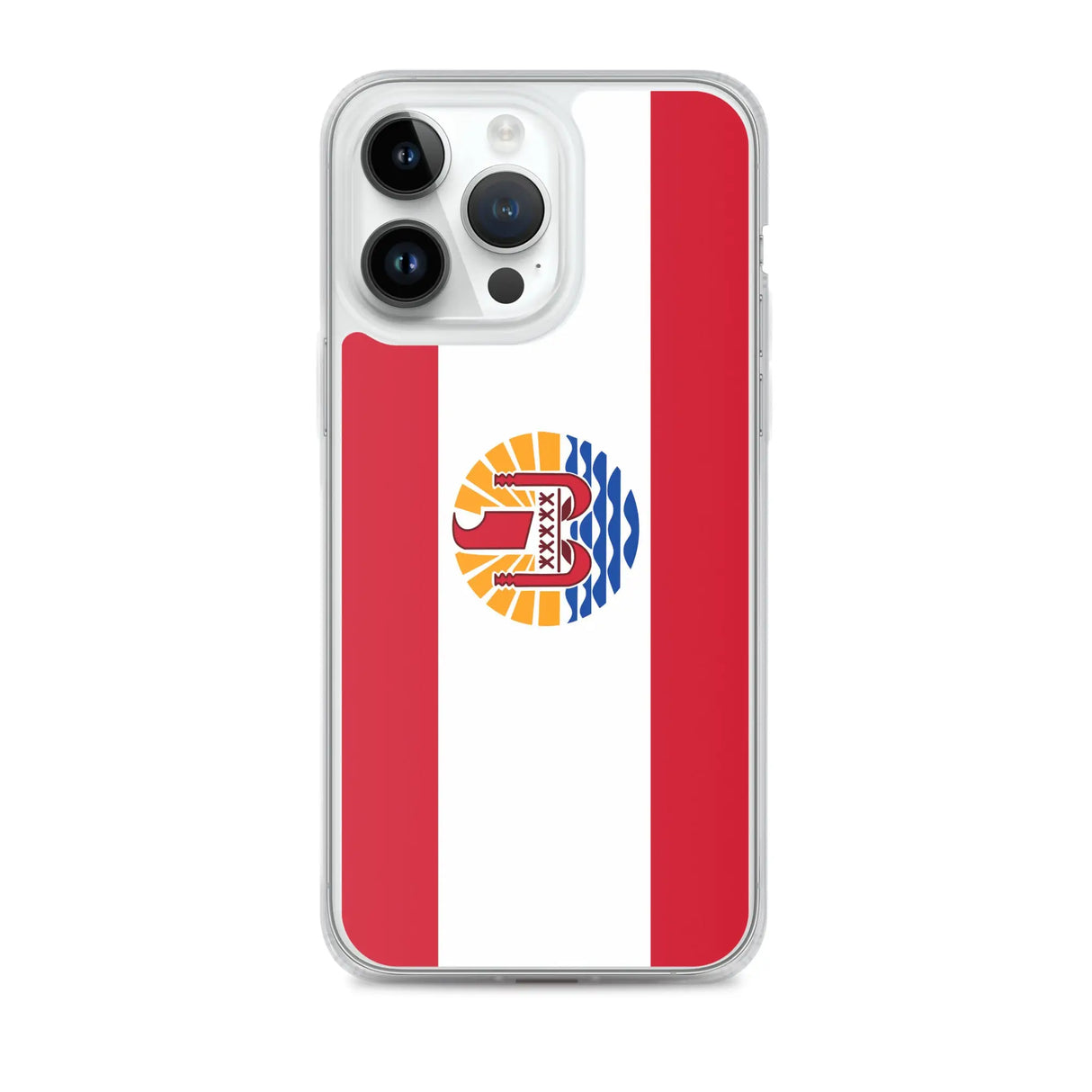 Coque iphone drapeau polynésie française souple antichoc