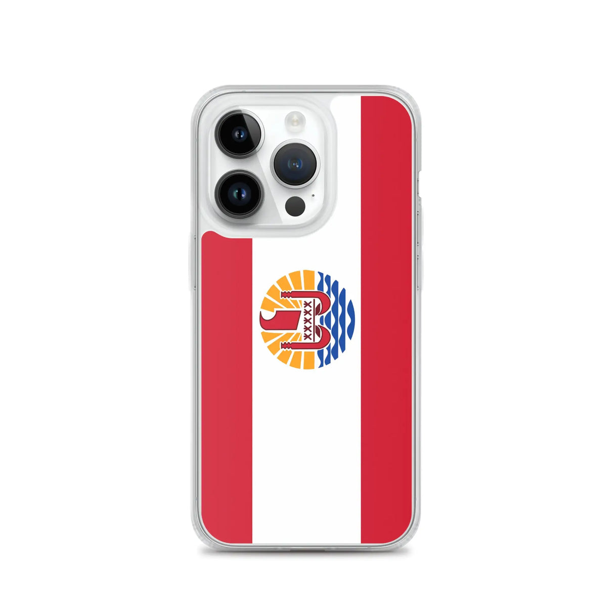 Coque iphone drapeau polynésie française souple antichoc