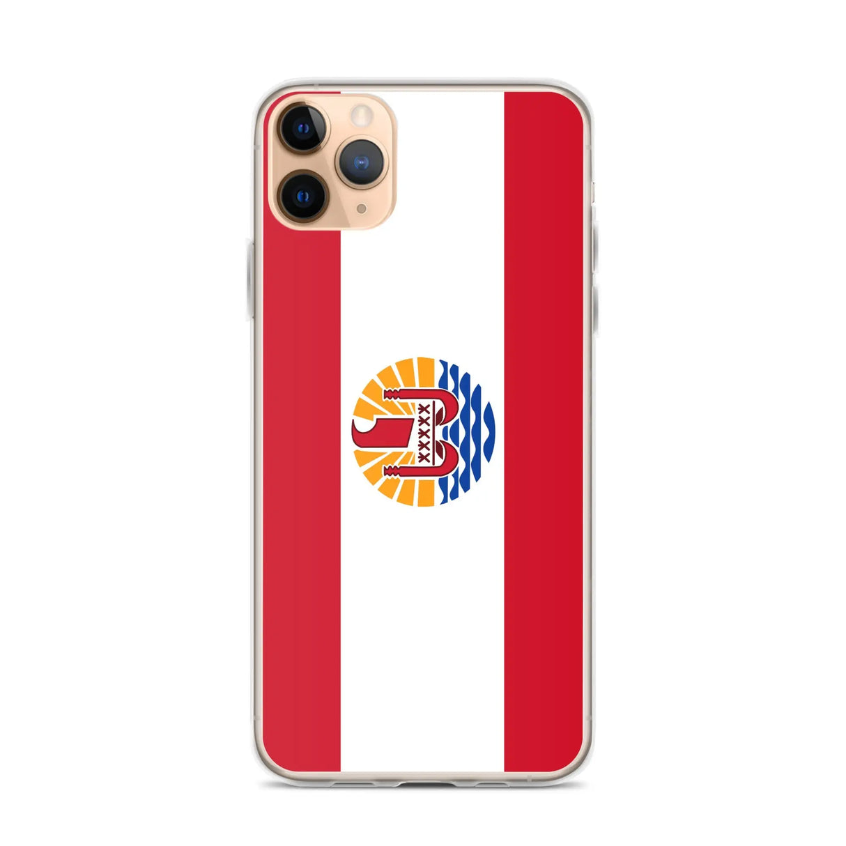 Coque iphone drapeau polynésie française souple antichoc