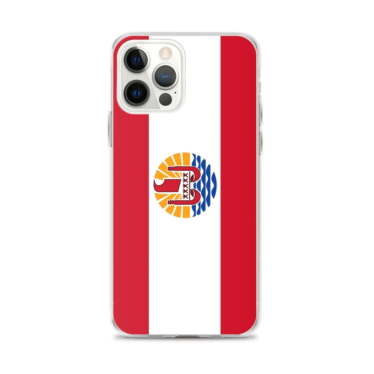 Coque iphone drapeau polynésie française souple antichoc