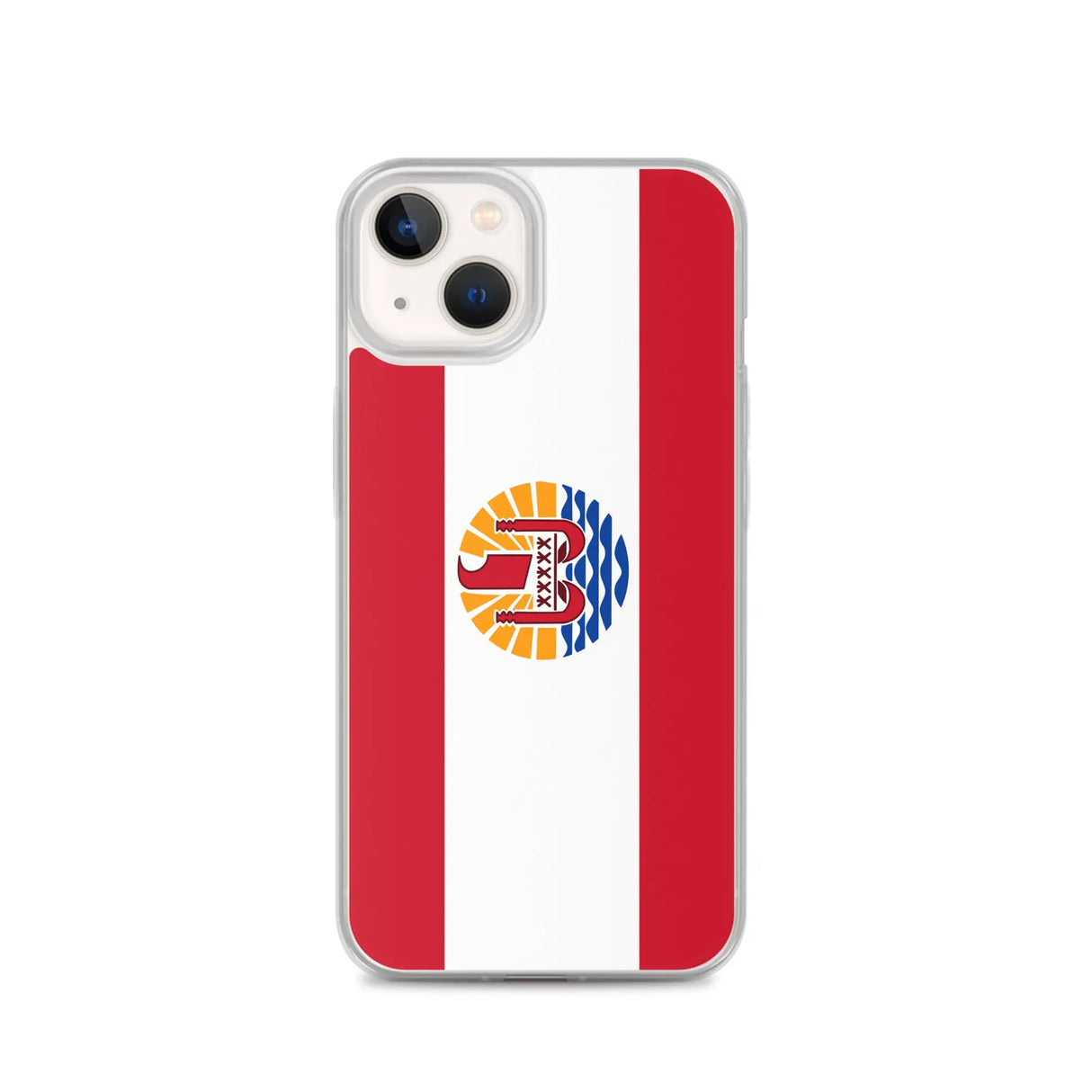 Coque iphone drapeau polynésie française souple antichoc